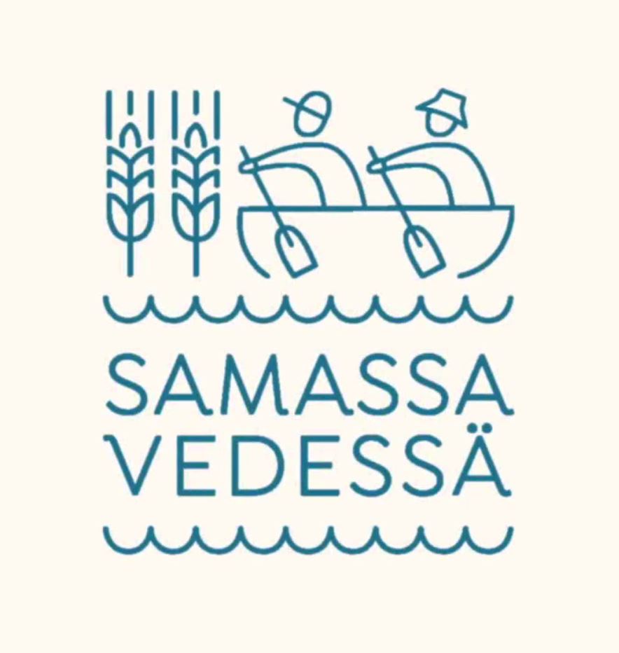 Samassa vedessä logo